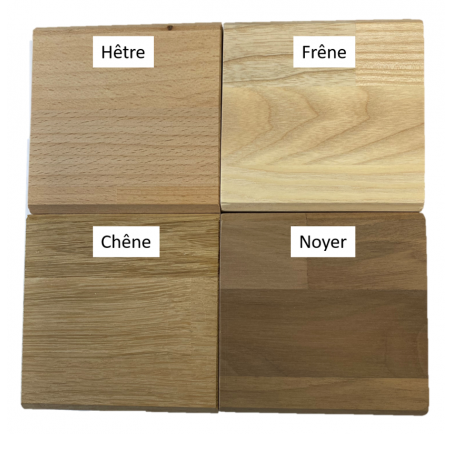 Plaque De Noyer Italien Massif 62x34x5 Cm – Bois Séché, Bord Vive